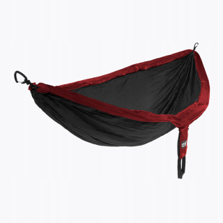 Hamak do záhrady - Turistická hojdačka Eno Doubtenest Black/Maroon Double