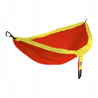 Hamak do záhrady - Turistická hojdačka Eno Doubtemenest Yellow/Orange Double