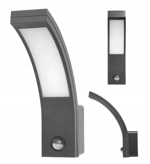 Záhradná fasádna lampa - Hermetická vonkajšia lampa LED stena LAMP 10W 4000K Senzor šedého pohybu