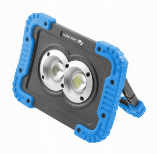 Záhradné halogény - Hogert HT1E430 USB nabíjateľný LED reflektor