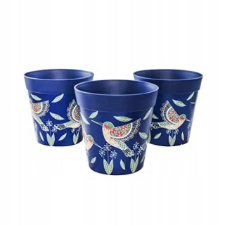 Záhradný kvetináč - Hum Flowerpots set 3 ks. Farebné hrnce 1