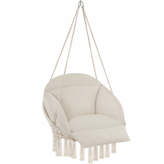 Záhradná závesná stolička - Tectake Swing 60 cm 100 kg