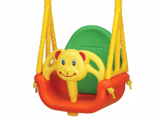 Záhradná hojdačka - Bezpečné hojdačka 3in1 Bear 424 Edu-play