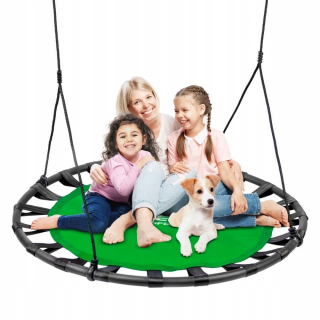 Záhradná hojdačka - Swing Stork Swingo xxl 120 cm zelená zásuvka