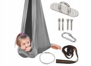 Záhradná hojdačka - Senzorická loď pre deti 280x150 cm strop