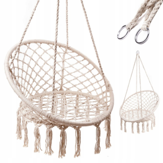 Záhradná hojdačka - Swing Stork Storky Nest Base Ecru 80 cm