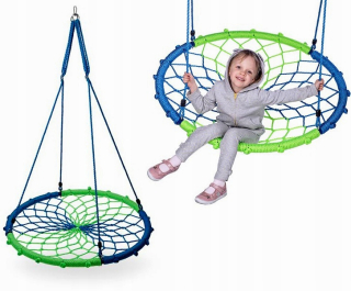 Záhradná hojdačka - Detská záhradná hojdačka, bocianie hniezdo, 100 cm