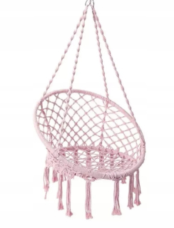 Záhradná hojdačka - Závesné záhradné hojdačka Pink 80 x 80