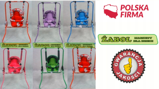 Záhradná hračka - Poľská stojatá výkyvná farba na výber