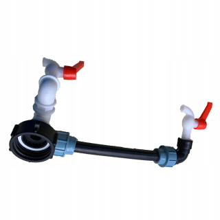 Dekorácia do záhrady - Adaptér IBC Tap Adapter a 1 trubica 2 zakrivený domov