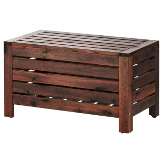 Záhradná lavica, lavička - Lavica Ikea Applaro s úložným priestorom pre prevodovku