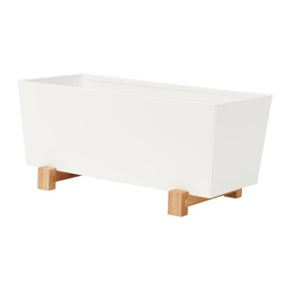 IKEA BITTERGURKA OSŁONKA DONICZKI 32x15CM STAL