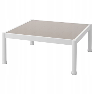 Záhradný stôl, stolík - Záhradný konferenčný stolík Ikea Segeron 73x73 cm béžová
