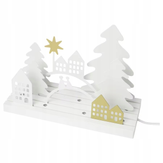 Ikea Stolla stolová dekorácia viedla dedinu 30 cm