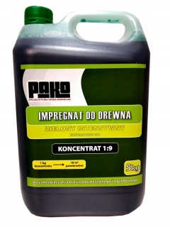 Zelená koncentrácia 5L 1: 9 Impregnácia krovu strechy