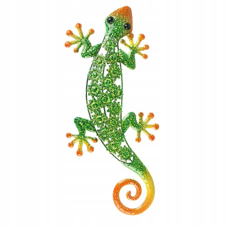 Záhradná figúrka - Inšpiratívna sochárka Gecko pre záhradu v kúpeľni