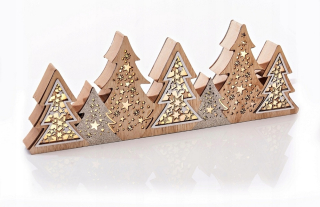 Firs Forest Wood Decorácie dekorácia 50 cm časovač
