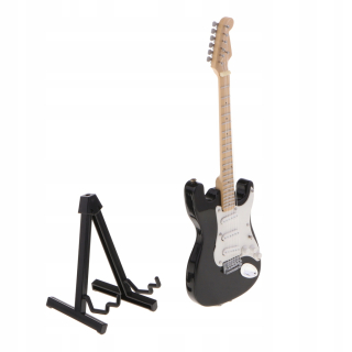 Jeden -kus drevený gitarový model 17 cm