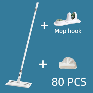 Jednorazový plochý otočný mop suchý uterák Akka