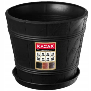 Záhradný kvetináč - Kvetinový hrniec Gadax, hrniec podobný dreve s