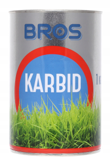Karbid pre móly 1 000 g bros 1kg granulovaného plechovky