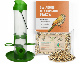Podávač na zrna pre vtáky na zimu