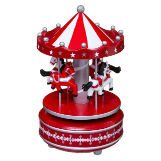 Carousel s vianočnou melódiou, motív poníkov