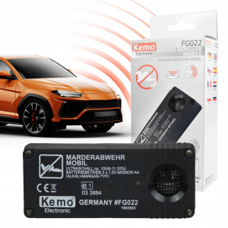 Repelent, plašič  pre zvieratá - Kemo FG022 Baterial Roomer Retther Kun 2x1.5V AA Ultrazvuková batéria