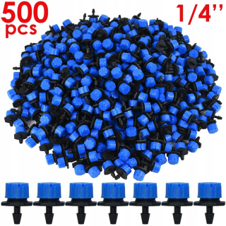 Zavlažovanie záhrady - KESLA 30-1000PCS 4/7 mm nastaviteľná kvapková záhrada