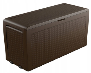 Záhradný úložný box - Keter hrudník pre balkón Garden Sama Rattan 270