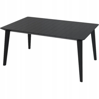 Záhradný stôl, stolík - Balkónový stôl vyrobený z liatiny s priemerom 85 cm hnedej farby
