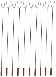 Vidlice na opekanie - Bonfire Sticks Sausage Forks Forks 100 cm 10s