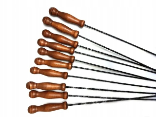 Vidlice na opekanie - Bonfire Poliaci pre ohňové vidlice grilované 125 cm 10 kusov
