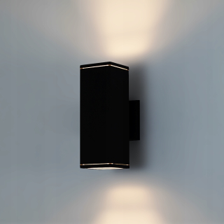 Záhradné nástenné svietidlo - VONKAJŠIA NÁSTENNÁ LAMPA ZÁHRADNÁ LAMPA HORE - SPODNÁ GU10
