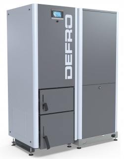Pečieme kotol pre peletu Defro gamma 15 kW vľavo