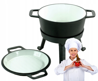 Kotlík na guláš - Liatinový hubový kotol 12l