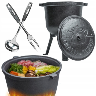 Kotlík na guláš - Caulted Caulted Caulted Cauldron 8l + zadarmo