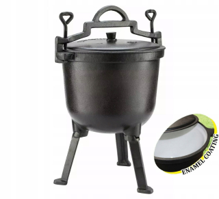 Kotlík na guláš - Caulted Cauldron 10l Emamelled Kinghoff KH-2243