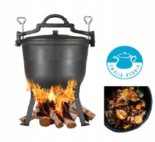 Kotlík na guľáš - Kopírujte maďarský lov maďarov Cauldron 4L za oheň