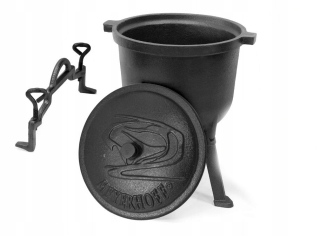 Kotlík na guláš - Cault Cauldron 8L Hunting Pot pre Dzwonki