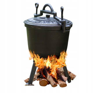 Kotlík na guláš - Prenosný záhradný gril BBQ