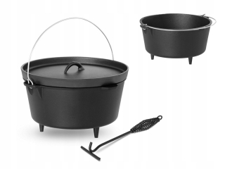 Kotlík na guláš - Liatinový kotol pre 7,2 l ohňa