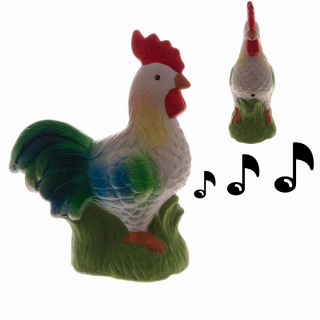 Rooster Garden Figurín s snímačom pohybu horí 22