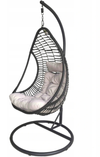 Záhradná hojdačka - COCOON ZÁvesné kreslo TECHNORATTAN 69x90x120 130 KG
