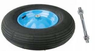 Kolesa na kosačku - Poľský kruh do kabatského kolieska 400-8 4 PR 400x8 +osi