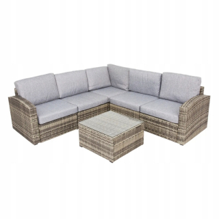 Záhradná zostava nábytku - Set záhradný nábytok Rattan sedadlá Tabuľka 5 PCS