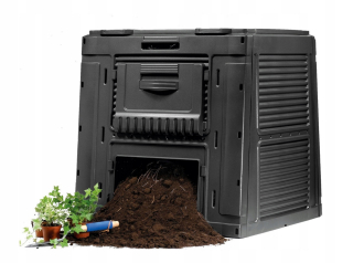 Kompostér do záhrady - E-Compost v záhrade 470 L KETER BLACK