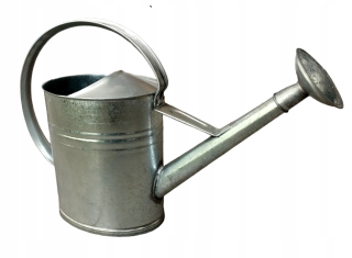 Kanva na polievanie - Galvanizované zalievanie plechovky Galvanizzované 12L záhradné sitka!