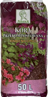 Záhradná kôra - Kompostovaná kôra 50L ihličnatá borovica 0-20 mm