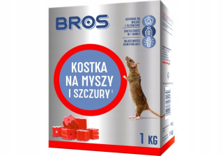 Repelent, plašič  pre zvieratá - Myša a potkany Bros 1kg